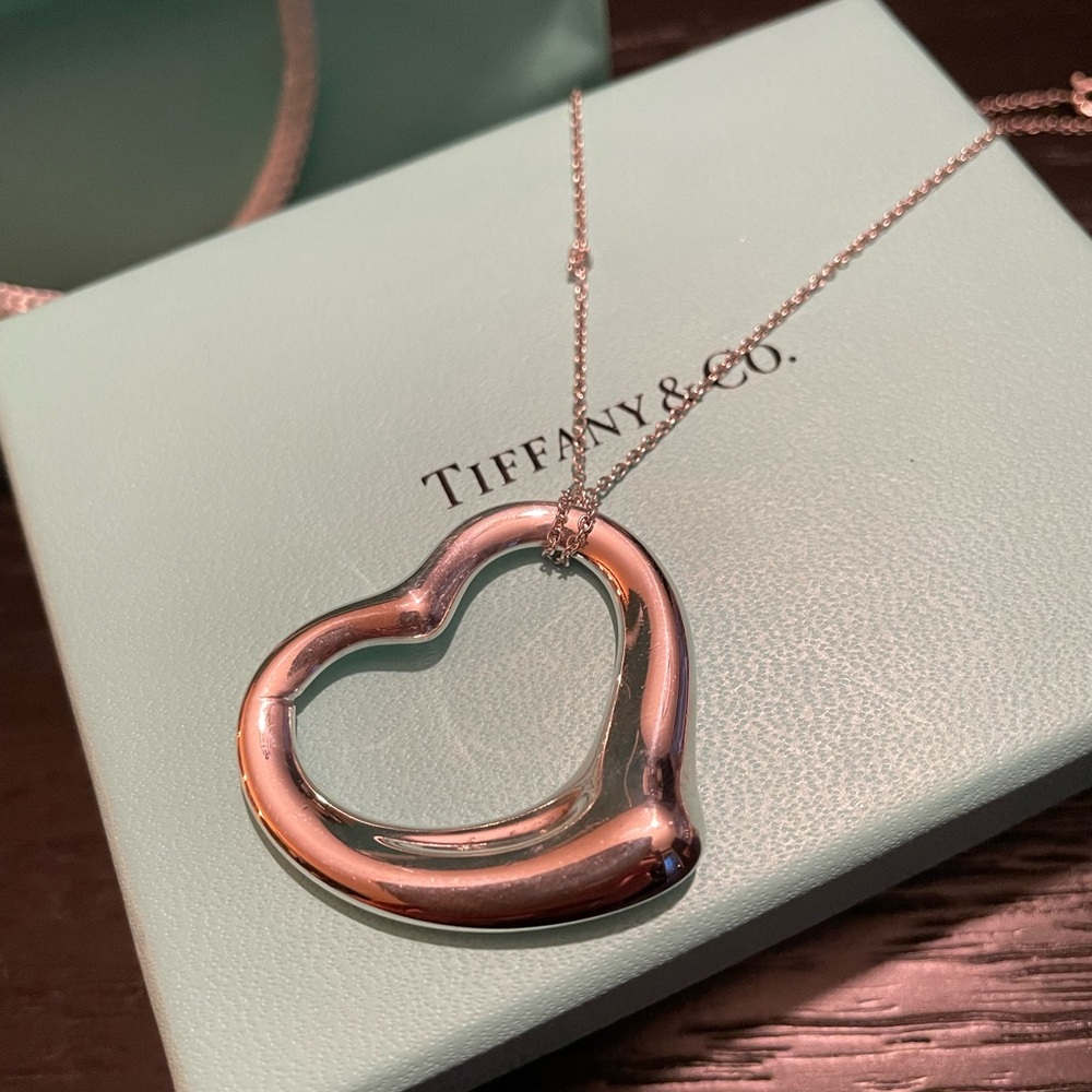 Authentic Tiffany Elsa Peretti Open Heart
